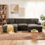 Canapé modulaire 3 pièces en chenille 3 pièces-1854458723-1854458727