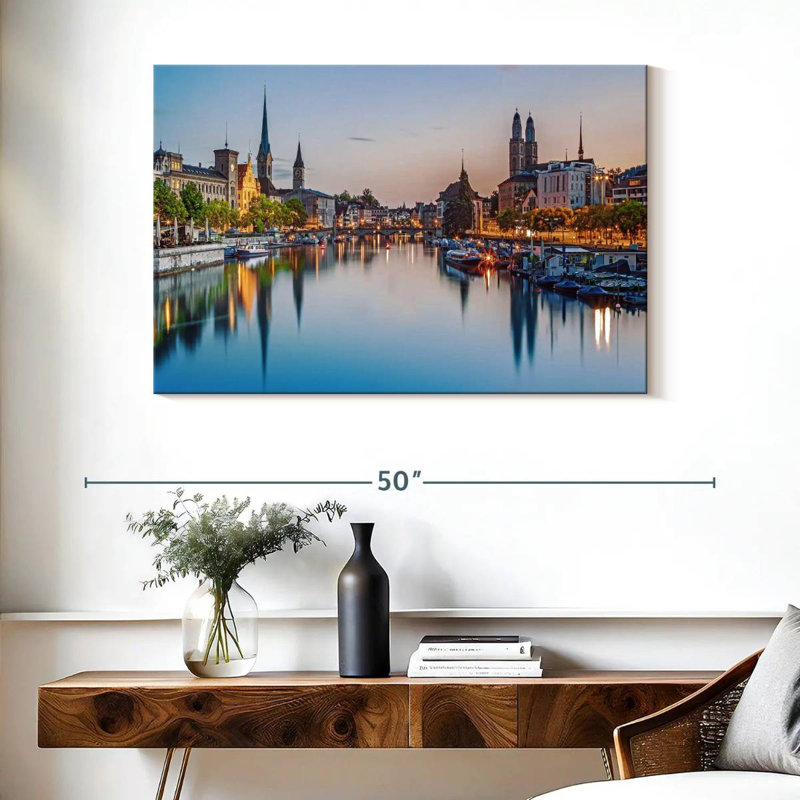 Kavia Limmat River, 26" H x 39" W