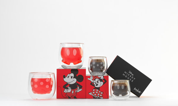 Buy the JoyJolt Mickey Mouse Limited Edition Geo Picnic Glasses