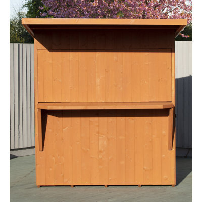 Paradise 6 ft. W x 4 ft. D Garden Bar and Shed