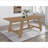 Gavilon Brown Rectangular Trestle Base Dining Table