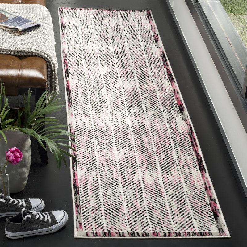 Tapis gris Coggin, Tapis de couloir 2 pi x 8 pi