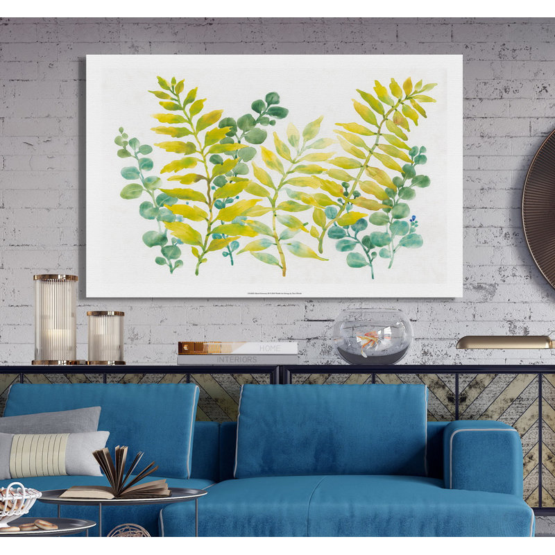 « mixed greens ii », reproduction, H 32 po x l 48 po x P 1,5 po, Toile tendue
