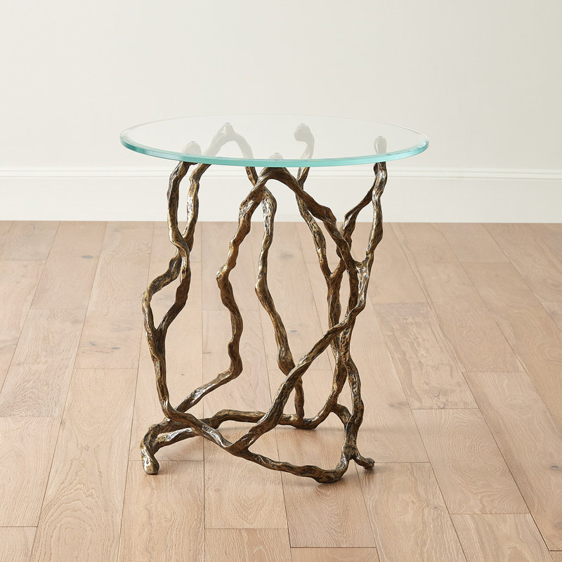 Glass End Table