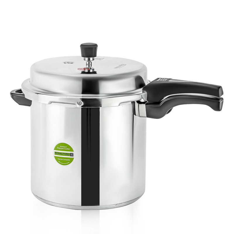 ROYALFORD 12L Pressure Cooker Lightweight Aluminium Casserole Stock Pot Kitchen Catering