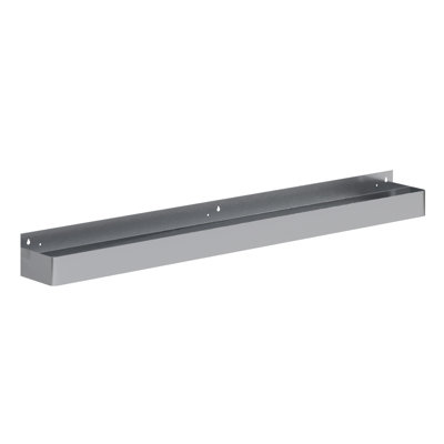 Support de rail de vitesse 72 po à deux niveaux en acier inoxydable Abreast