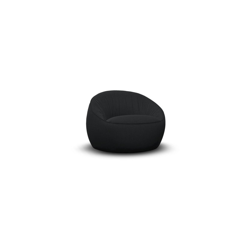 Hana Barrel Chair, Justo Bazalt
