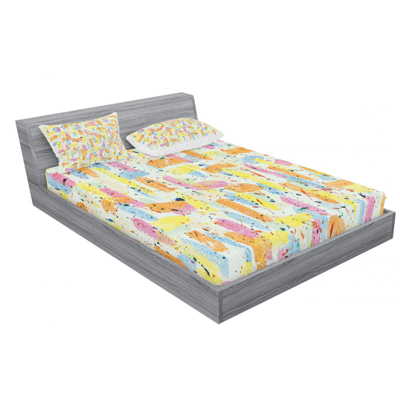 Microfiber Sheet Set, Full Sheet Set with Fitted Sheet