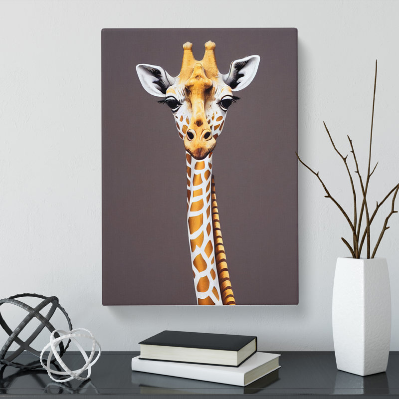 Giraffe Urban - Wrapped Canvas, 76cm H x 50cm W x 3cm D
