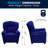 Contemporary Kids Recliner with Cup Holder-56801093