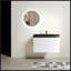 Meuble-lavabo flottant mural 36 po avec lavabo noir une pièce Alice, grand rangement pour salle de bain moderne, pré-assemblé-2065553810-2065553805