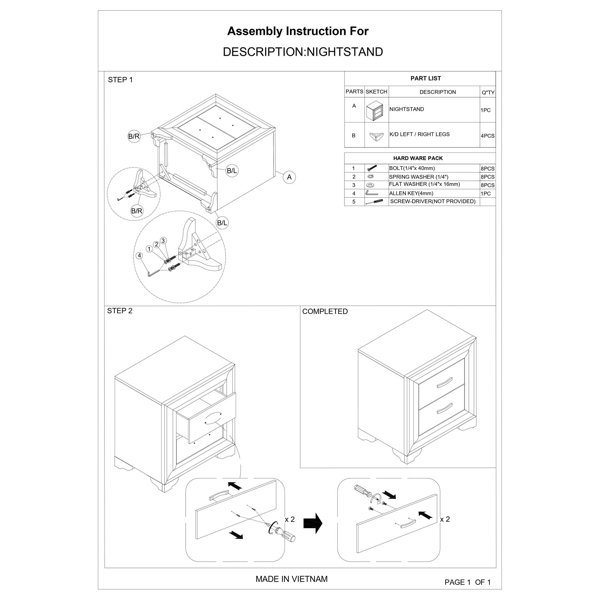Dimensions du produit