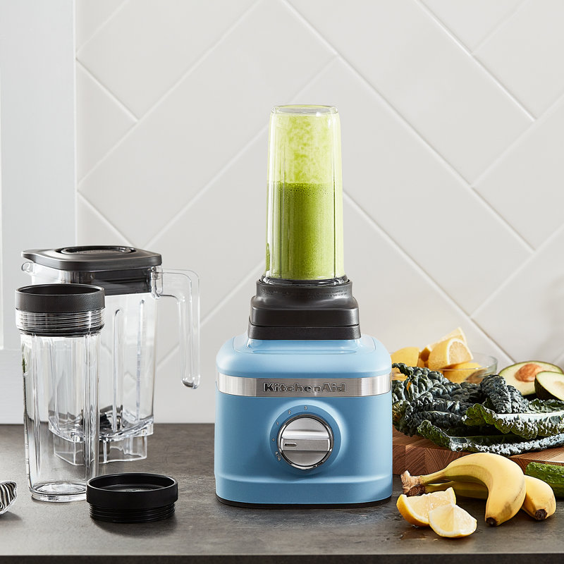 KitchenAid® K150 3 Speed Ice Crushing Blender with 2 Personal Blender Jars, Blue
