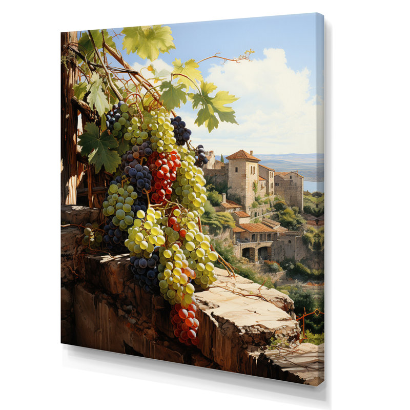 Green Wineyard, ancienne sagesse - impression, H 40 po x l 30 po x P 1,5 po, Toile tendue