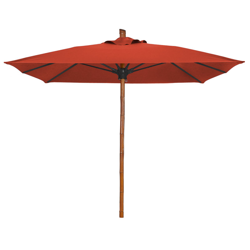 Parasol de marché carré 6 pi Prestige, Sunbrella® terre cuite
