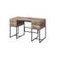 Desirre Rustic Finish Writing Desk With USB Port, Combining Modern Functionality And Aesthetic Appeal For Home Office Use