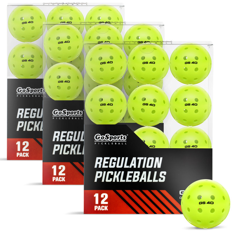 GoSports GS 40 Pickleball Balls - 36 paquet de Pickleballs USAPA