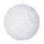 Vickerman 6" White Pearl Ball Ornament, includes 2 ornaments.