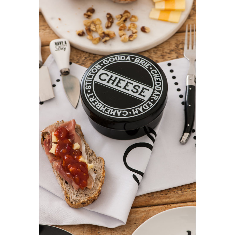 Happy Larry Cybil Round Stoneware Cheese Baker Bakeware