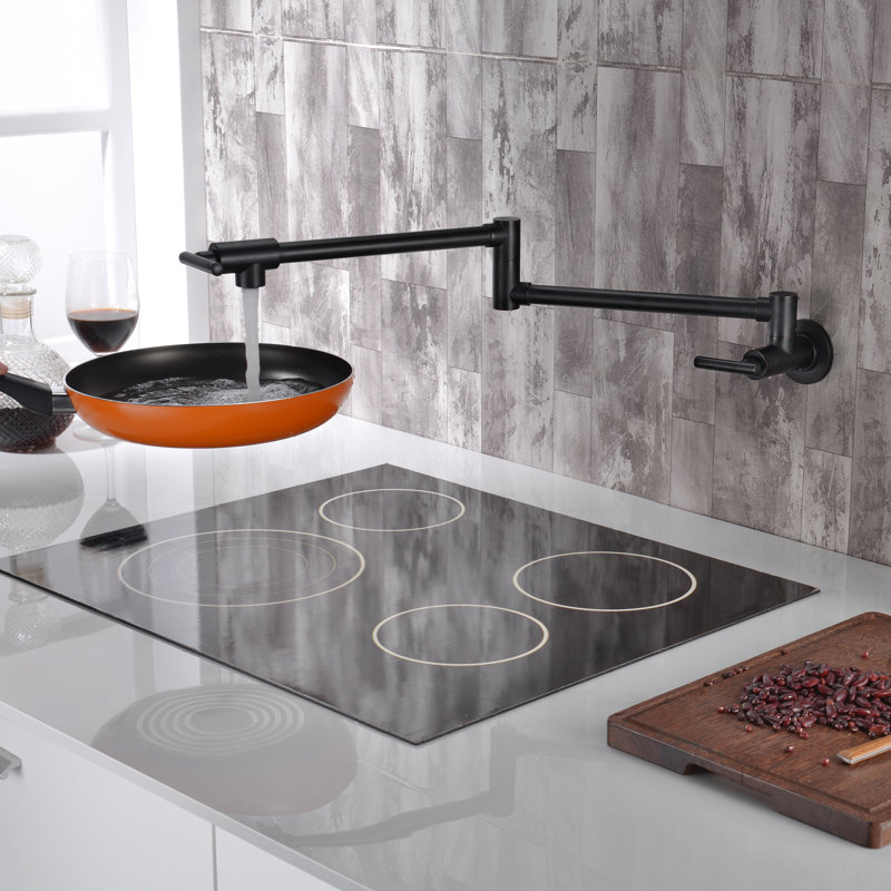 Robinet remplisseur de pot avec accessoires, Bronze huilé