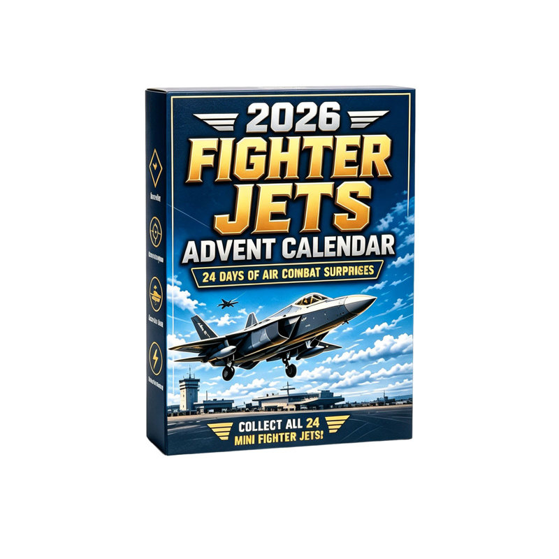Calendrier de l'Avent Légendes de l'aviation - Décorations de Noël 2026, C
