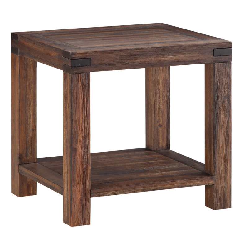 Solid Wood End Table