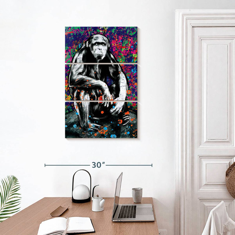 Brampt Hip Monkey, 32'' H x 20'' W