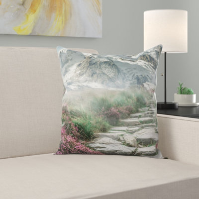 Microsuede Throw Pillow