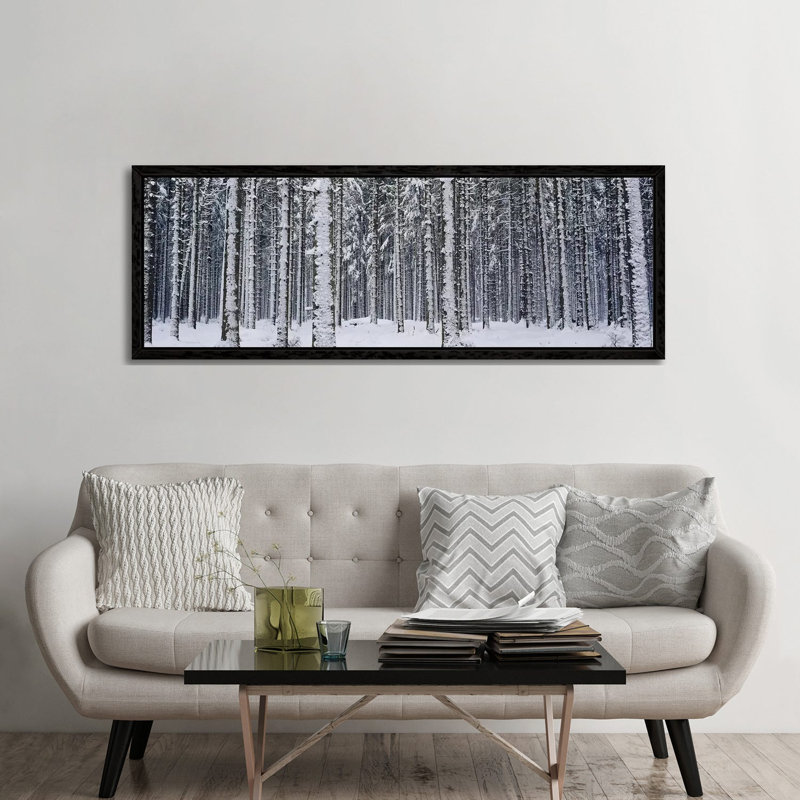 Snow Covered Trees In A ForestAustria by Panoramic Images - Panoramic Gallery-Wrapped Canvas Giclée on Canvas