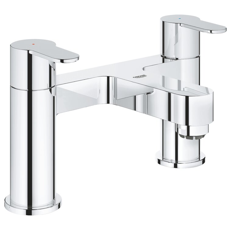 GROHE BauEdge Two-handled Bath Filler 1/2" Chrome