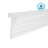 1 in x 2-5/8 in x 96 in Recycled Polystyrene Cap Moulding Pro Pack 64 LF
