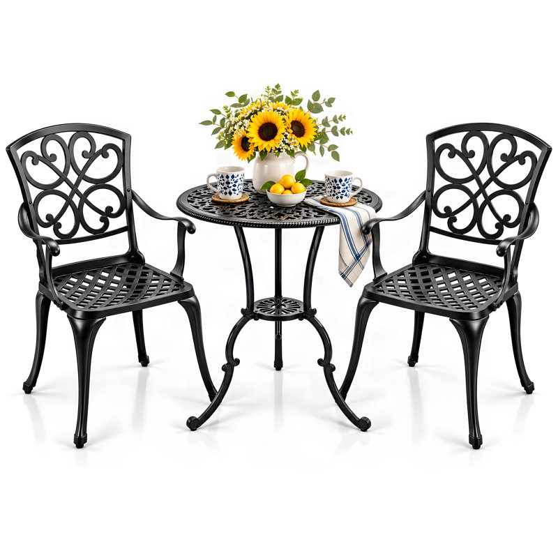 2 - Person Patio Dining Set Round Table