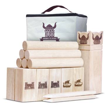 Minnesota Vikings Kubb Viking Chess Set