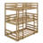 Triple-Tier Bunk Bed Featuring Two Built-In Ladders, Full-Perimeter Guardrails, And Modular Disassembly-503661739