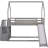 House Bunk Bed With Convertible Slide, Storage Staircase Can Be Placed Left Or Right-658680280