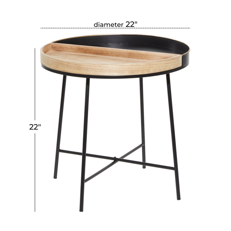 Table de bout Mcelfresh, H 22 po x l 22 po x P 22 po