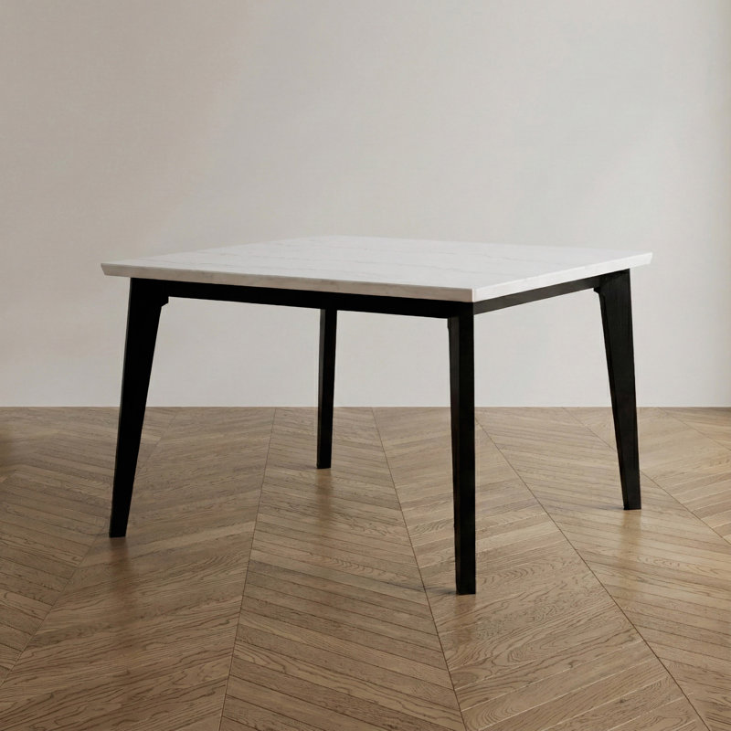 Woburn Square Marble Dining Table, 31" H x 54" L x 54" W