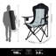 Lightweight Folding Chair for Outdoors, Portable Fishing Chair with Armrests, Cup Holder and Carry Bag, Ideal for Camping, Picnic, Beach-1274090021