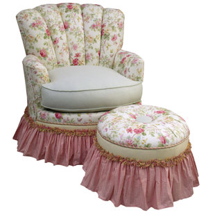English Bouquet Reclining Rocking Chair