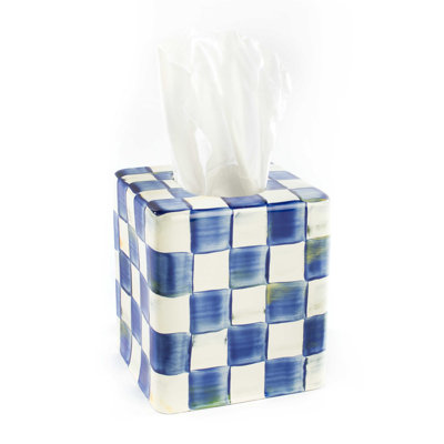 Royal Check® Boutique Tissue Box Cover