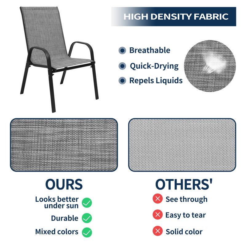 Stacking Patio Dining Armchair