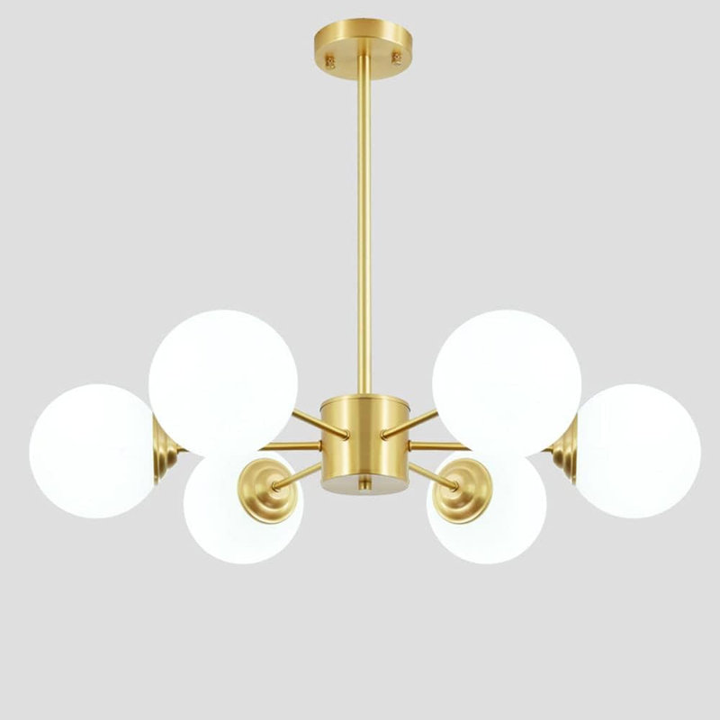 Jativa Gold 6 - Light Sputnik Chandelier