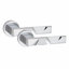 5 Pairs Modern Nova Design Premium Door Handles on Round Rose