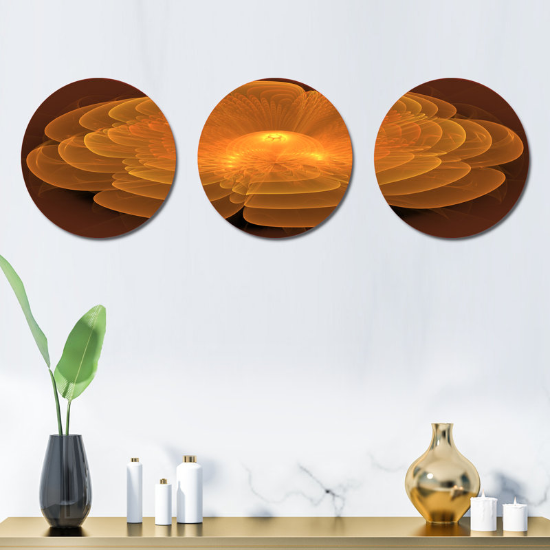 Abstract Wall Decor on Metal