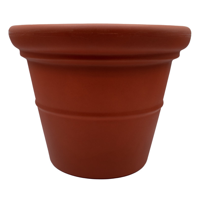 Frias Resin Pot Planter Set, Clay, 15.5" H x 20" W x 20" D