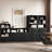 Guilherme 25"Tall Modern 2-Drawer Modular Design  Nightstand with Flip-Top and Solid Wood Handles(Set of 2)-530386738