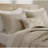 King 3 Piece Cotton Quilt Set Linen