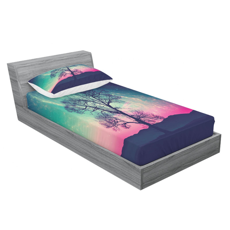 Microfiber Sheet Set, Twin Sheet Set with Fitted Sheet