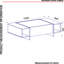 Table basse avec rangement Cokato