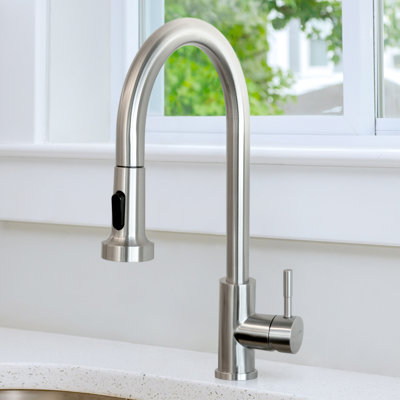 Transform Pull Down Touch Kitchen Faucet